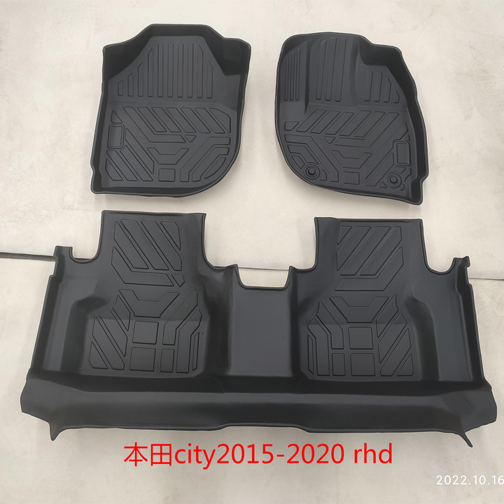 Hot Selling Hard Wearing TPE CAR FLOOR MATS for CITY