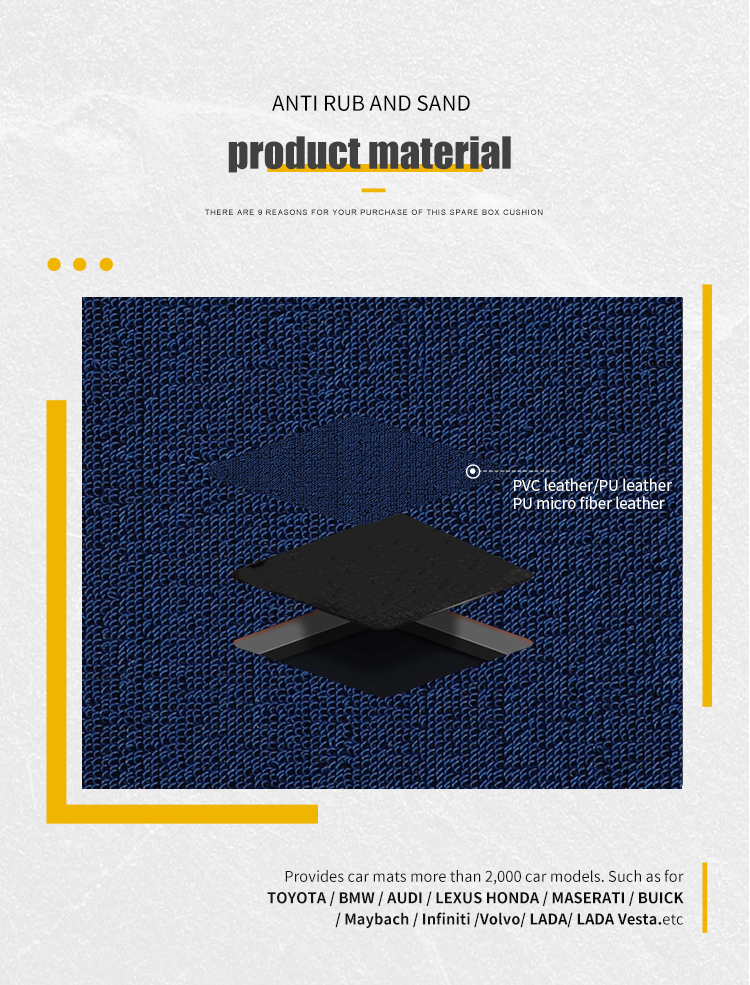 PVC spike backing coil mat/PVC floor mat/PVC car mats